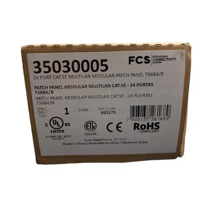 Imagem de Patch Panel Cat5e Multilan 24 Portas - Furukawa