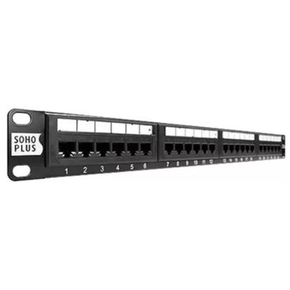 Imagem de Patch Panel Cat6 Furukawa Soho Plus T568A/B 24 Portas