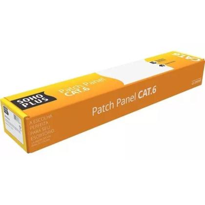 Imagem de Patch Panel Cat6 Furukawa Soho Plus T568A/B 24 Portas