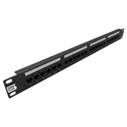 Imagem de Patch Panel Cat6 Furukawa Soho Plus T568A/B 24 Portas
