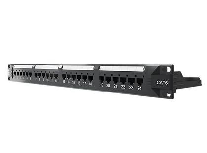 Imagem de Patch Panel Cat6 Furukawa Sohoplus 24 Portas T568 Com Guia