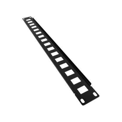 Imagem de Patch Panel Descarregado 16 Portas RJ45 - Sem Suporte - Preto