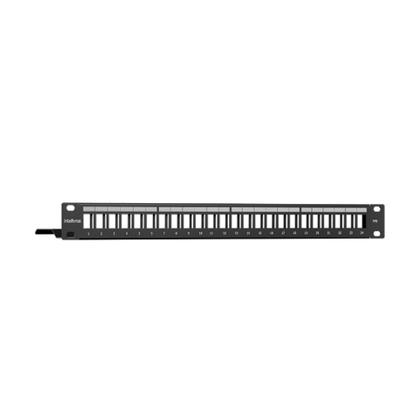 Imagem de Patch panel descarregado 24 portas ppd24 intelbras