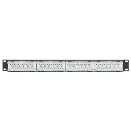 Imagem de Patch Panel Evus Cat5e 24 Portas Ev-pp-5e-24