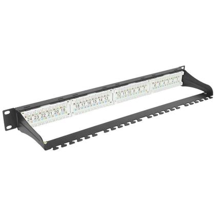 Imagem de Patch Panel Evus Cat5e 24 Portas Ev-pp-5e-24