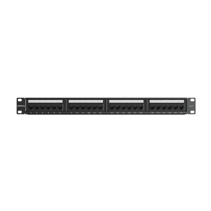 Imagem de Patch panel intelbras impact giga cat6 pp624 24 portas