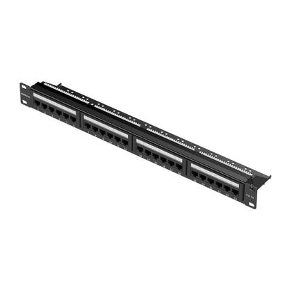 Imagem de Patch panel  intelbras impact lan cat5e pp524 24 portas