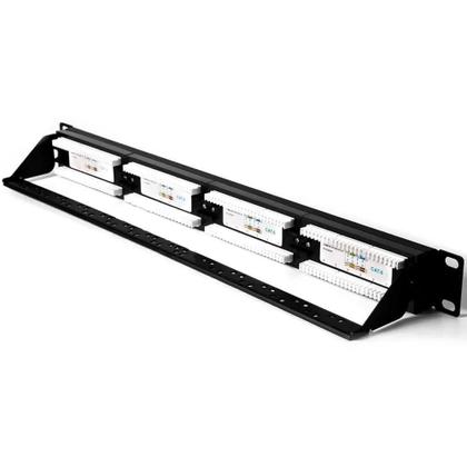 Imagem de Patch Panel Plus Cable Cat5E 24 Portas Guia Cat.5E La-P624