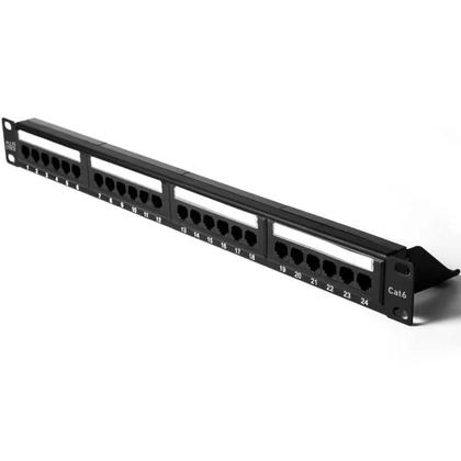 Imagem de Patch Panel Plus Cable Cat5E 24 Portas Guia Cat.5E La-P624
