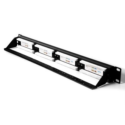 Imagem de Patch Panel PlusCable, CAT6, 24 Portas, Sem Guia - LA-P624