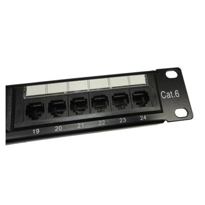 Imagem de Patch Panel Seccon Cat.6, 24 Portas, com Guia - WT-2178C-110-24P