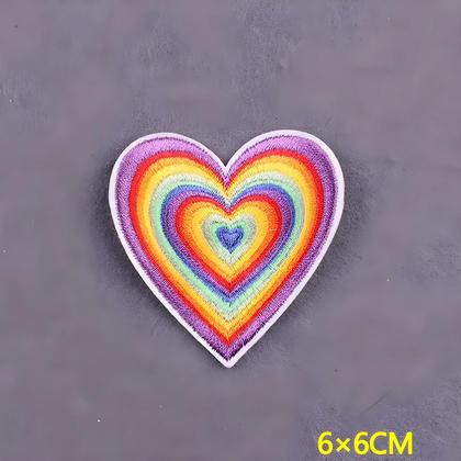 Imagem de Patch Termoadesivo Bordado Borboleta Listras Rosa Com Slogan Para Decoração De Roupas E Emblemas