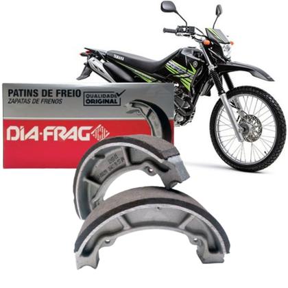 Imagem de Patim Lona de Freio Diafrag +0,25 Ybr 125 Factor 125 Xtz 125 Xt 225 Virago 250 Crosser 150 Apache 150 Hunter