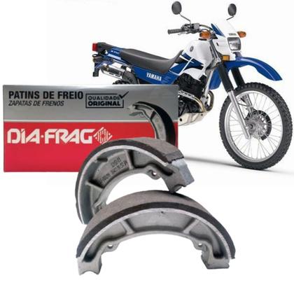 Imagem de Patim Lona de Freio Diafrag +0,25 Ybr 125 Factor 125 Xtz 125 Xt 225 Virago 250 Crosser 150 Apache 150 Hunter