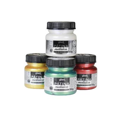 Imagem de Pátina Metálica 50g Gliart -  Diversas Cores