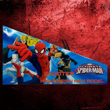 Imagem de Patinete 3 rodas musical com luz - homem aranha