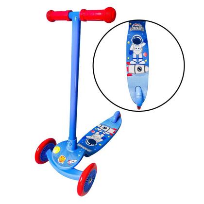 Imagem de Patinete Ajustável Menino Astronauta Radical 50Kg Infantil