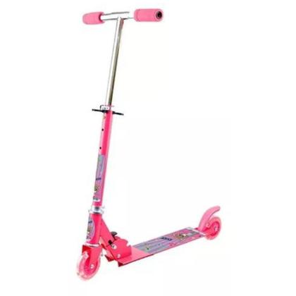 Imagem de Patinete Divertido Infantil 2 Rodas Led Rosa/Azul - Art Brink