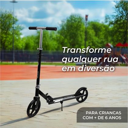 Imagem de Patinete Dobrável para Crianças, Adolescentes e Adultos, Ajustável em Altura, Design, Resistente e Leve, Ideal para Meninos e Meninas