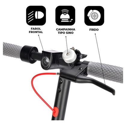 Imagem de Patinete Elétrico Premium K703 Dobrável 35km Motorizado 500W