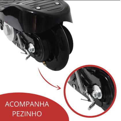 Imagem de Patinete elétrico scooter c banco bateria 120w potente 70kg