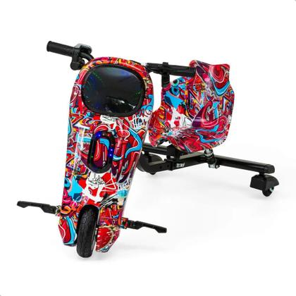 Imagem de Patinete Elétrico Triciclo Infantil Drift 350w 36v Farol Redondo