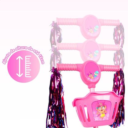 Imagem de Patinete Infantil 3 Rodas com Led Som e Cesta Menino Menina