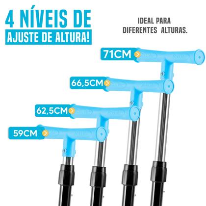 Imagem de Patinete Infantil 3 Rodas De Led Dobrável Scooter Crianças