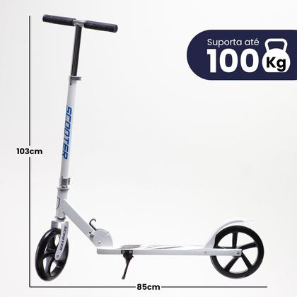 Imagem de Patinete Infantil Juvenil Menina Menino 2 Rodas Dobrável