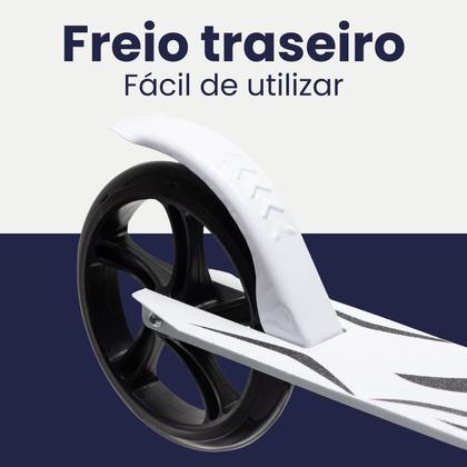 Imagem de Patinete Infantil Juvenil Menina Menino 2 Rodas Dobrável