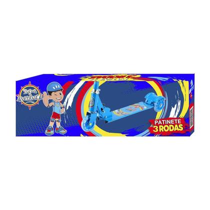 Imagem de Patinete Infantil Masculino 3 Rodas Led Dobrável Unitoys