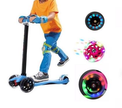 Imagem de Patinete Infantil Rodas Luzes LED Ajustável até 60 kg