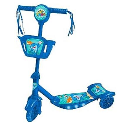 Imagem de Patinete Mini Tubarão 3 Rodas Zoop Toys - Azul ZP00787