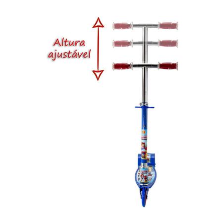 Imagem de Patinete Patrulha Da Justiça Dobrável Crianças de 4 5 6 anos