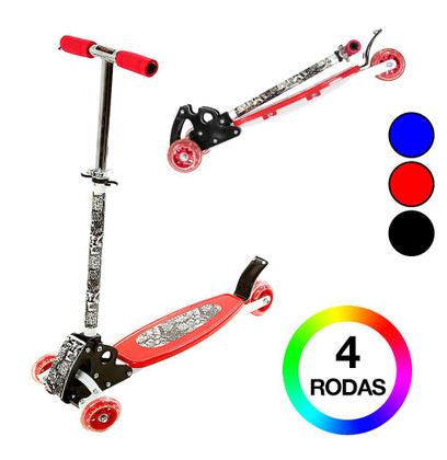 Imagem de Patinete Radical Infantil 3 Rodas Base Antiderrapante BBR