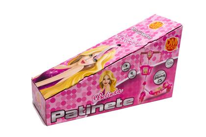 Imagem de Patinete Rosa  Luz Som E Cesto Belinda Rosa E Walkie Talkie