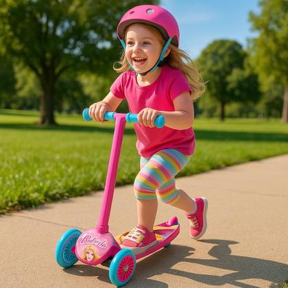 Imagem de Patinete Slim Belinda Infanto-juvenil Menina Rosa Dm Toys