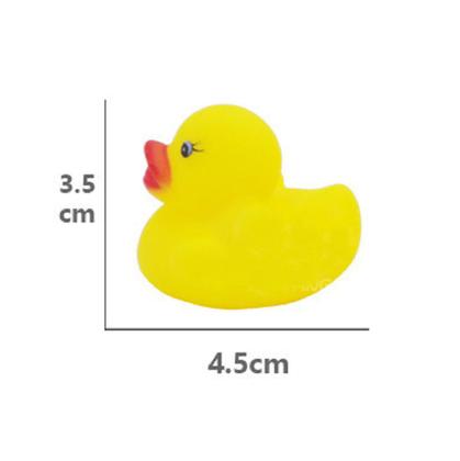 Imagem de Patinho De Borracha Para Banho Kit Com 3 Unidades Pato Macio