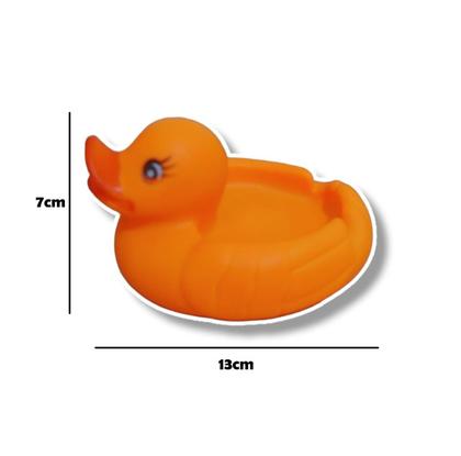 Imagem de Patinho De Borracha Para Banho Kit Com 3 Unidades Pato Macio