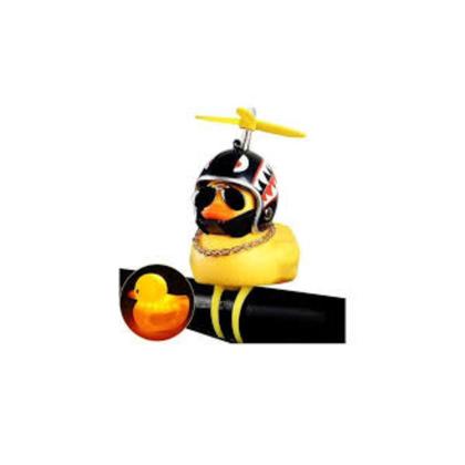 Imagem de Patinho Jack Com Led Pato de Borracha Bike Moto