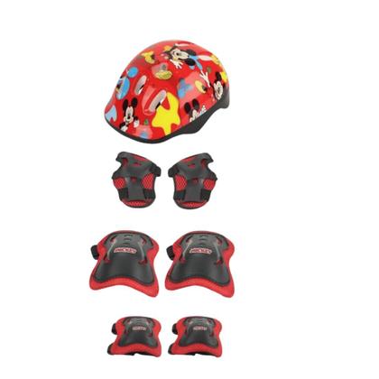 Imagem de Patins BBR Toys Disney Mickey Mouse Inline Triline Kit de Proteção Infantil 32/35