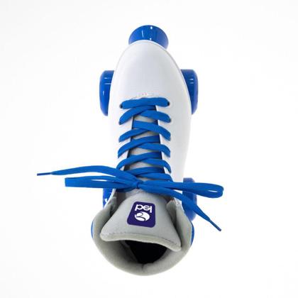 Imagem de Patins Bel Quad - Retro Basic Branco/ Azul Tam 38