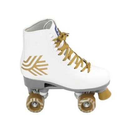 Imagem de Patins Bel Quad- Retro Top Branco-Dourado Tam. 37 (P55)