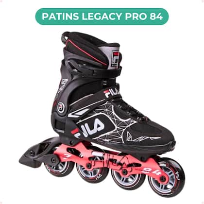 Imagem de Patins Fila Skates Legacy Pro 84 Preto e Vermelho 41 ABEC5