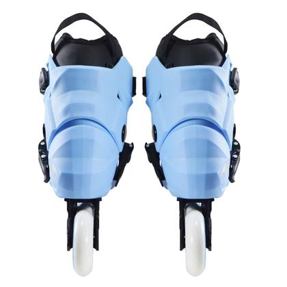 Imagem de Patins Freestyle Traxart Revolt Azul Claro- 80mm ABEC-9