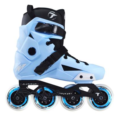 Imagem de Patins Freestyle Traxart Revolt Azul Claro- 80mm ABEC-9