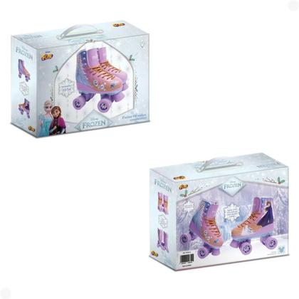 Imagem de Patins frozen 04 rodas tamanho 33/34 f0165-6 - fun