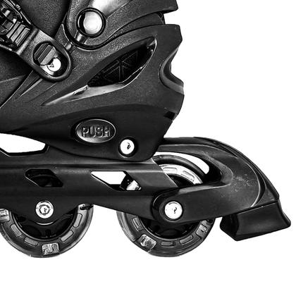 Foto de Patins Nattork Ajustáveis Para Crianças - Rodas Luminosas ABEC-7 Para Meninos E Meninas