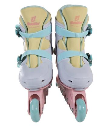 Imagem de Patins Inline Ajustável Roxo e Rosa 34 ao 37 AD03 Fenix