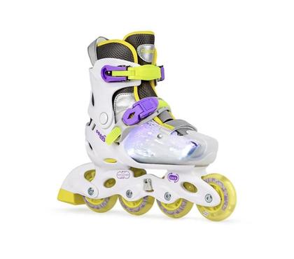 Imagem de Patins Inline Cosmo ID Candy Flash infantil ajustável / LED